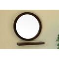 Comfortcorrect Round Mirror Wood - Espresso CO3342832